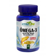 ÓLEO DE PEIXE ÔMEGA-3 60 Cápsulas 1200mg 